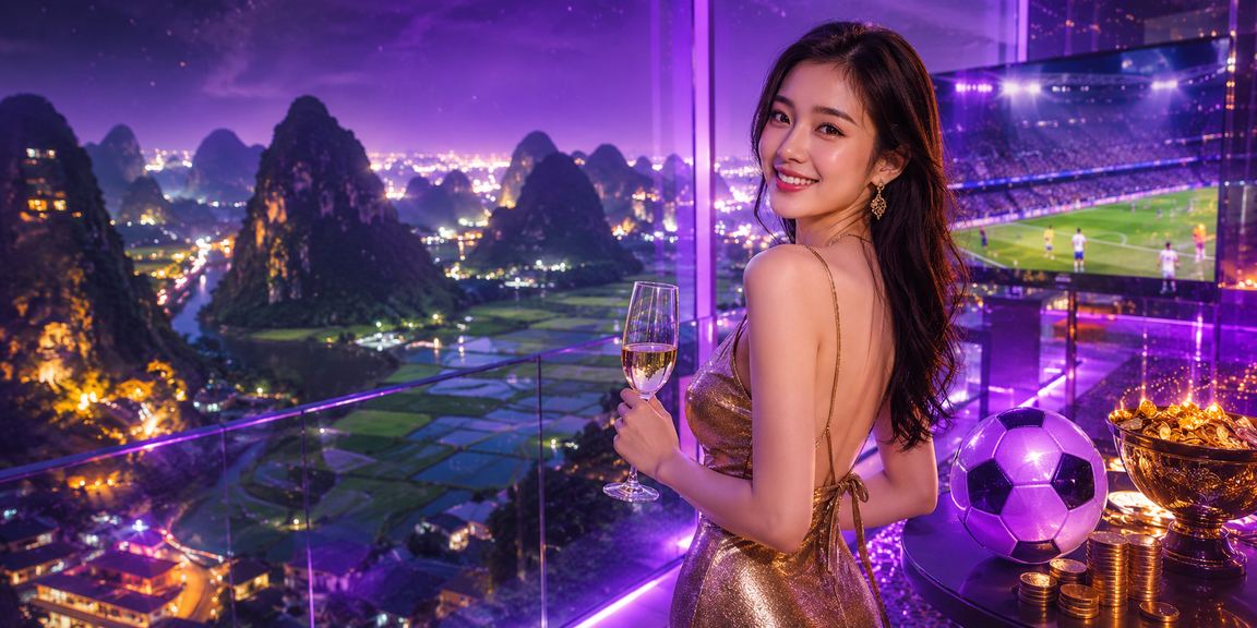 Màn hình cá cược High Roller chiếu đèn neon tại Ninh Bình – trải nghiệm đặt cược lớn ban đêm